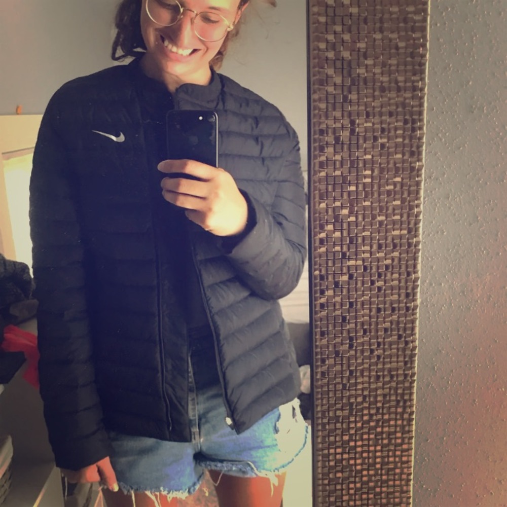 Nike Golf asymmetrical down puffer coat